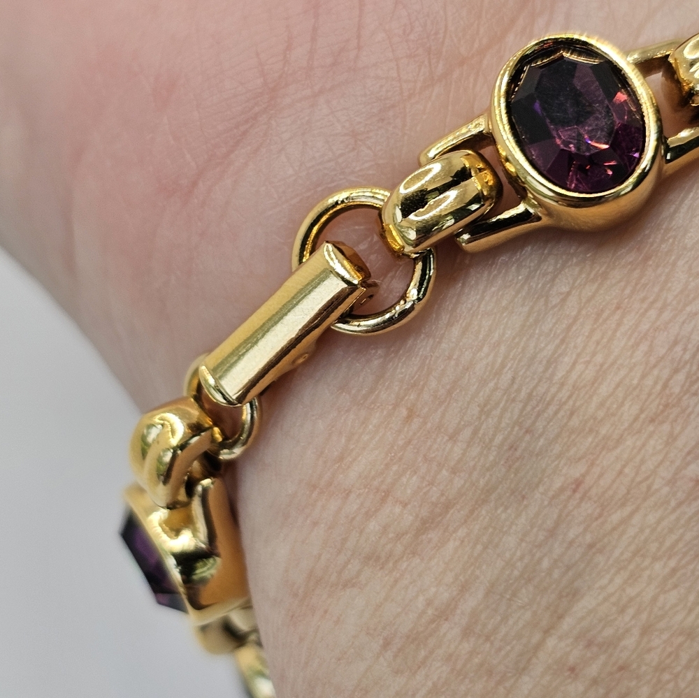 Authentic Vintage Swavorski Crystal Bracelet - Picture 7 of 8